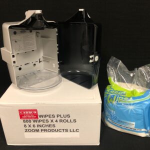 Gym Wipes Dispenser & Case of 3200 Gym Wipes Bundle